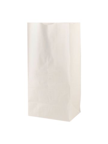 #12 White Paper SOS Bags, 7-1/8" x 4-3/8" x 13-15/16"