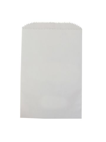 White, Paper Glassine Lined Bags, 4-3/4" x 6-3/4"