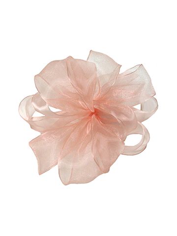 7/8" Peach, Simply Sheer Asiana Fabric Ribbon
