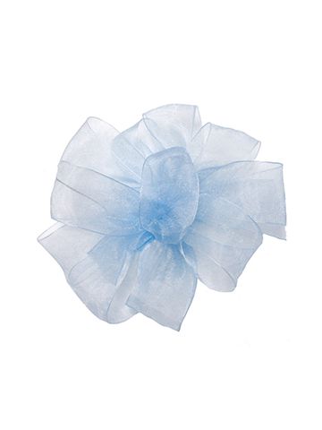 7/8" Blue Mist, Simply Sheer Asiana Fabric Ribbon