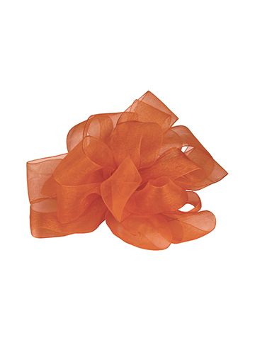 7/8" Rust, Simply Sheer Asiana Fabric Ribbon