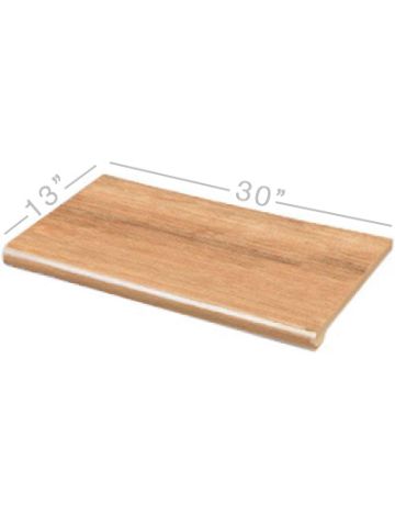 Bull Nose Shelving - Wood Grain, Oak, 13" x 30"