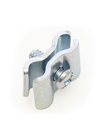 Chrome, Joining Clips, for Gridwall or Slatgrid