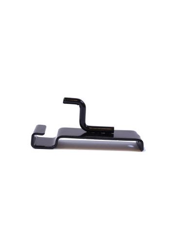 1" Black, Gridwall Heavy Duty Hook, 90 deg.tip