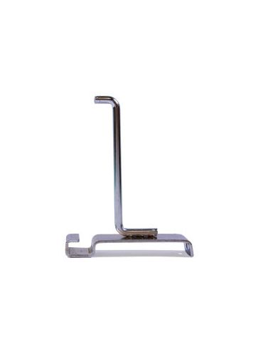4" Chrome, Gridwall Heavy Duty Hook, 90 deg.tip