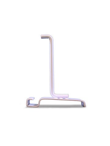 4" White, Gridwall Heavy Duty Hook, 90 deg.tip