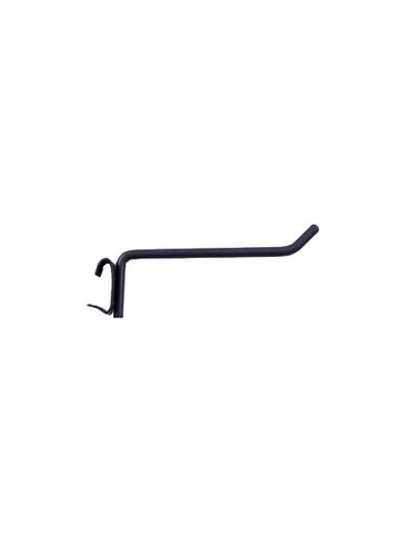 4" Black, Slatgrid Hooks