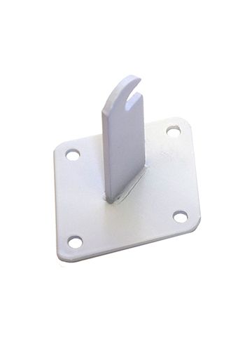 White, Wall to Grid Bracket, for Gridwall or Slatgrid