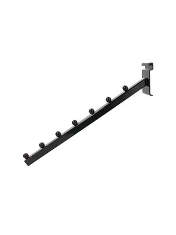 16" Black, Gridwall Waterfall with 7 Ball Stops 