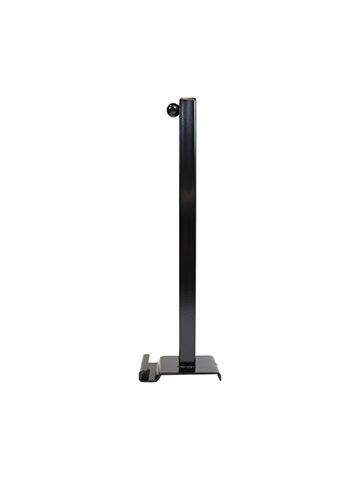 12" Black, Gridwall Straight Faceout 