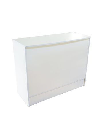 6' White, Ready-to-assemble, Wrap counter