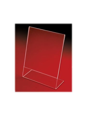 Acrylic Slant Back Countertop Sign Holder, 8-1/2" x 11"