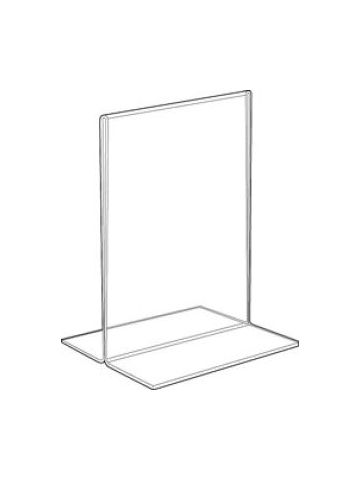 Acrylic Two Sided, Bottom Loading Sign Holder, 7" x 11"
