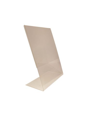 Economy Acrylic Slant Back Counter top Sign Holder, 8-1/2" x 11"