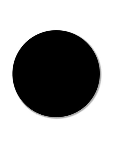 11" Black, Jewelry Circle Display Pads