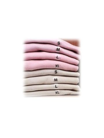 "Medium "M"" Clear Circle Size Labels