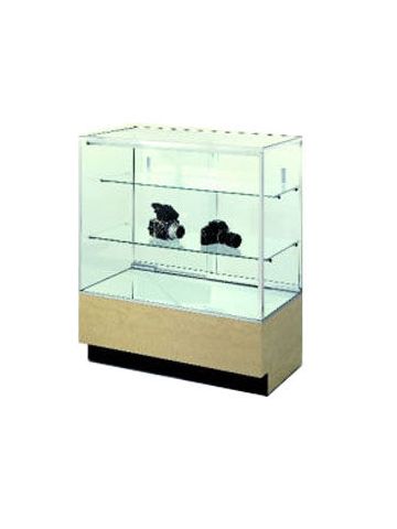 3', Grey/Silver Frame, Full Sized Showcase