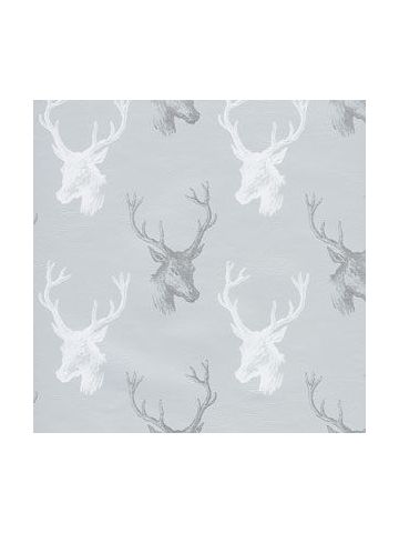 Holiday Gift Wrap, Draft Deer, Deer, Antlers, Metallized 