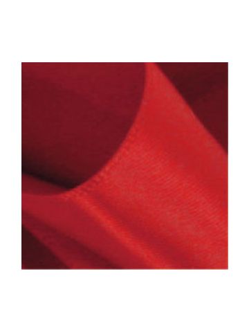 1-1/2" Red, Single Faced Satin Ribbon