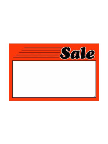 Red/Black Sale, Sign Cards, 3-1/2" x 5-1/2"