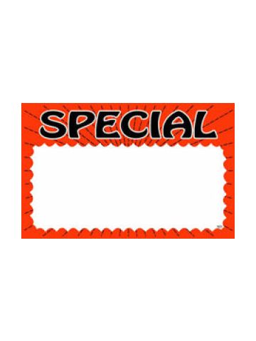 Red Special, Sign Cards, 3-1/2" x 5-1/2"