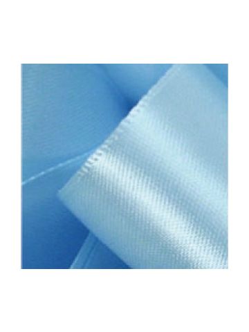 1-1/2" Light Blue, Single Faced Satin Ribbon
