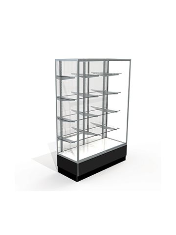 4' Mirror Back, Upright Displays