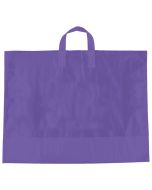 Purple, AmeriTote HD Plastic Shopping Bags, 22" x 18" + 8"