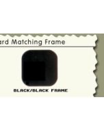 44.5", Black/Black Frame, Full Sized Corner Jewelry Showcase